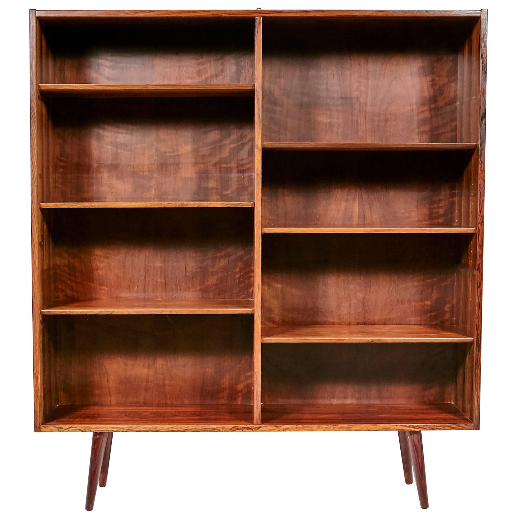 Danish Rosewood Bookcase by Poul Hundevad, 1960s For Sale