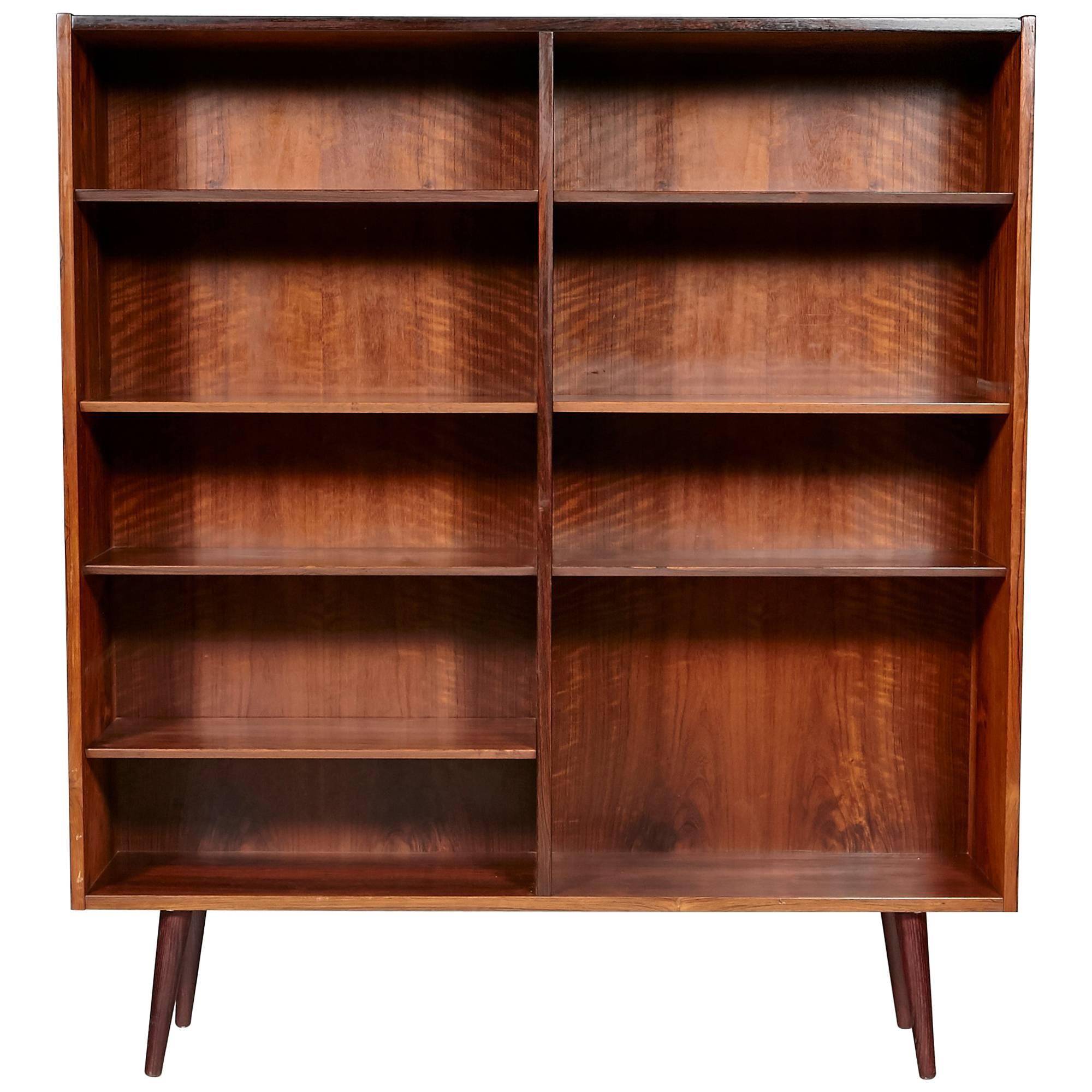 Danish Rosewood Bookcase, 1960s For Sale