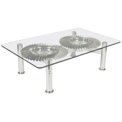 Double Turbine Rolls-Royce Coffee Table from Pegasus Fighter Engine