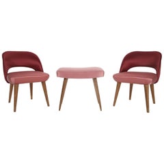 Pierluigi Giordani 1950s Italian Design Pink Set