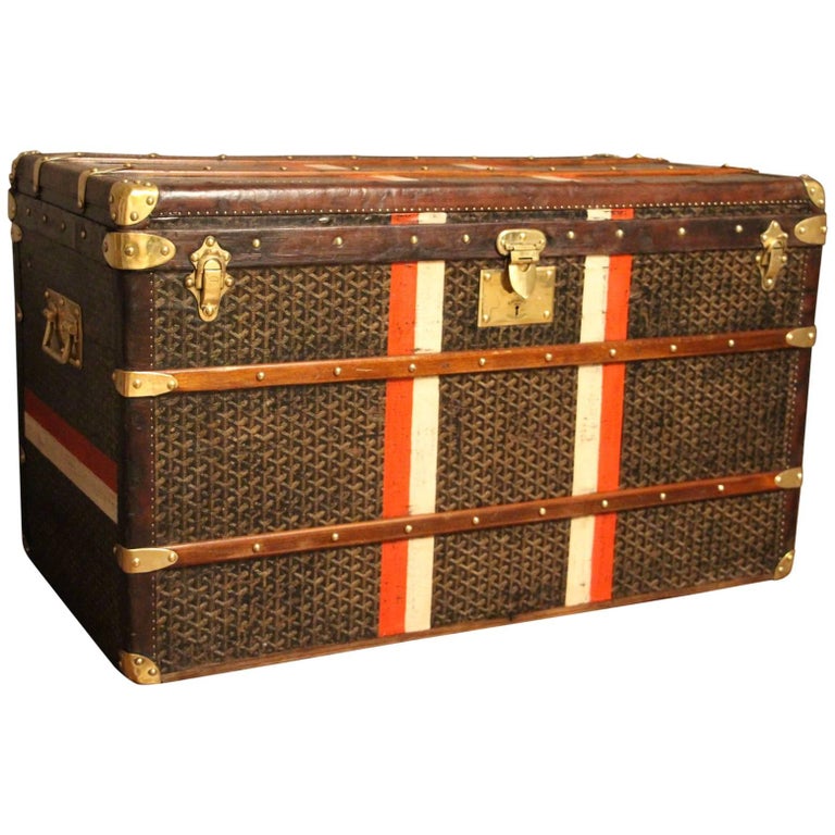 1920s Steamer Trunk From Goyard For At 1stdibs 1920s Steamer Trunk From Goyard For