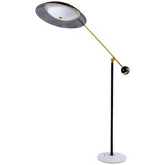 Stilux Milano Italian Midcentury Adjustable Standig Lamp , 1960.