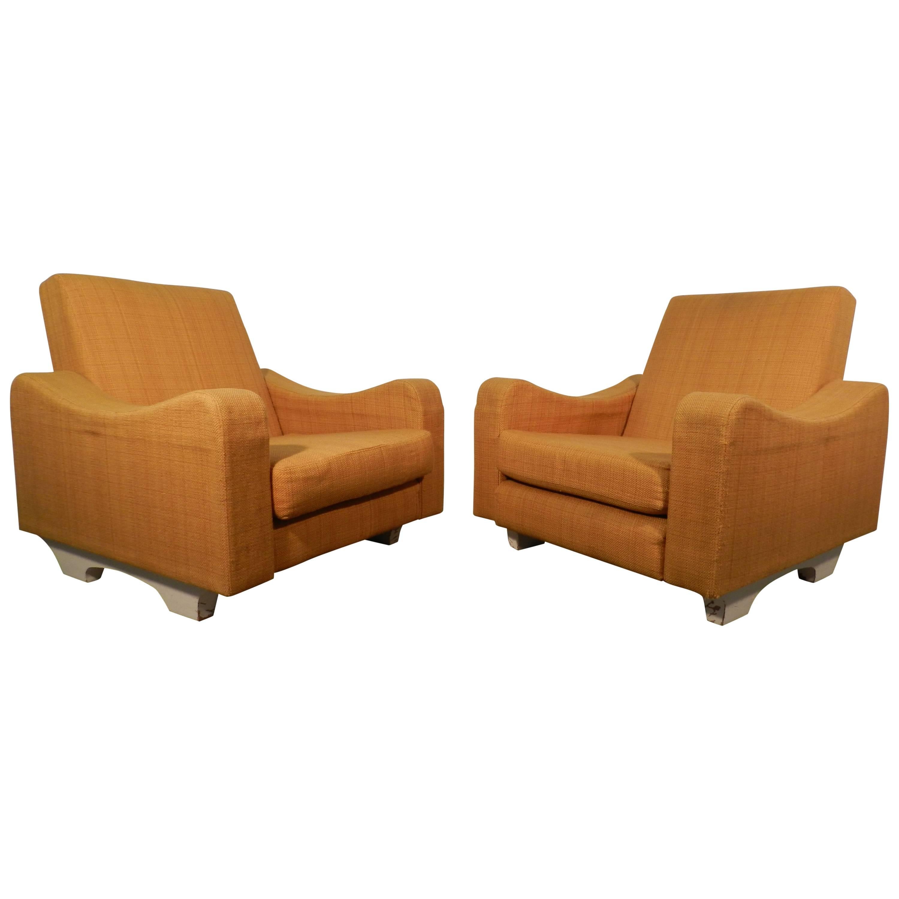 Pair of 1960s Armchairs, in the Style of ARP ‘Atelier De Recherche Plastique’