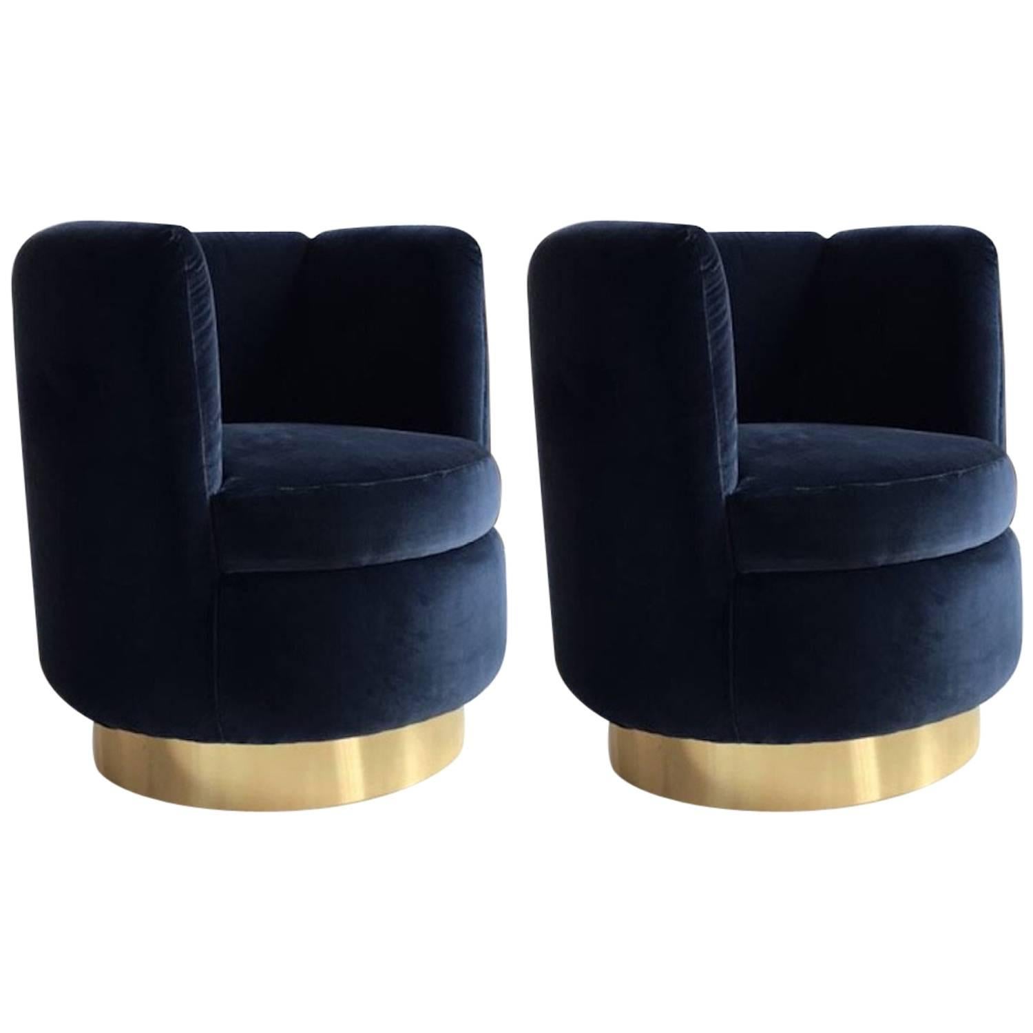 Beautiful Pair of "Fanny" Armchairs For Sale