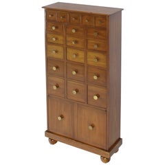 Miniature 20-Drawer Chest Dresser Solid Cherry High Boy