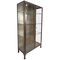 Large Metal Display Cabinet