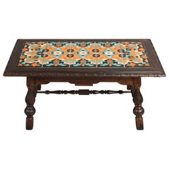 Antique Monterey  Period California Tile Coffee Table, circa 1930s 