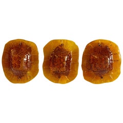 Set of Three Large Danish Wall Lights