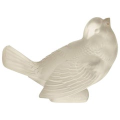 Vintage René Lalique "Moineau Moqueur" Paperweight