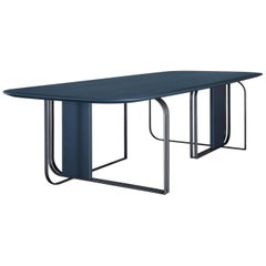 "Bon Ton" Blue Table Designed by Baldessari & Baldessari for Adele-C