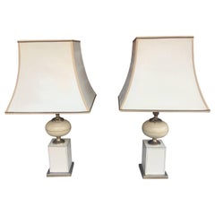 Pair of Table Lamps, circa 1970