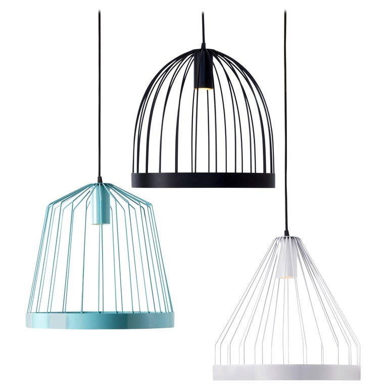 Florentine Bird Cage LED Hanging Pendant Lights UL Contemporary