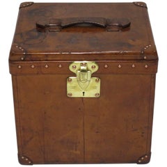 Antique 1912 Louis Vuitton Leather Hatbox