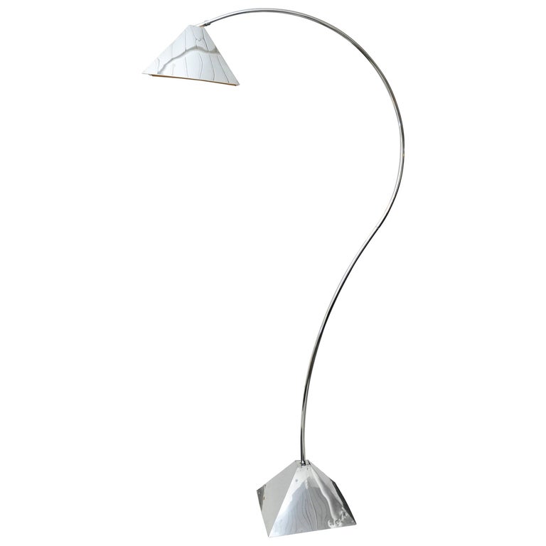 MidCentury Arc Floor Lamp For Sale at 1stdibs