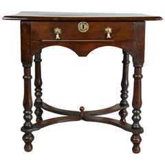 Antique William and Mary Oak Tavern Table