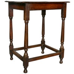 William and Mary Oak Table