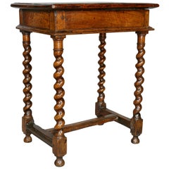 Flemish Baroque Walnut Table
