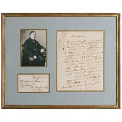 Rossini Signed Letter
