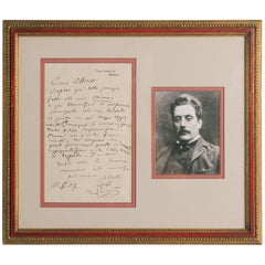Giacomo Puccini Autographed Letter and Envelope