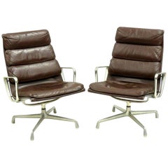 Rare Matched Pair of Lounge Chairs by Charles and Ray Eams, American, 1960s