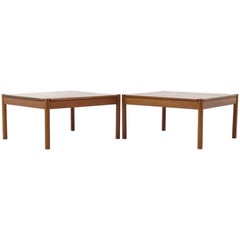 Solid Teak Coffee Table by Magnus Olesen for Durum, Set of Two