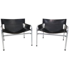 Set of Two Walter Antonis Lounge Chairs Model 250 for T' Spectrum, 1971
