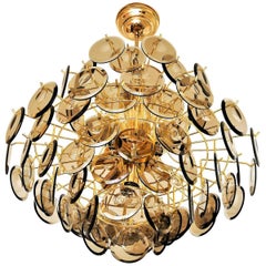 Vintage Italian Prism Ceiling Lamp, 1970s