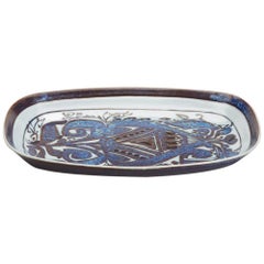 Royal Copenhagen Aluminia Dish by Kari Christiansen, 1965