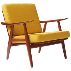 Hans J. Wegner GE-270 Teak Lounge Chair, 1956