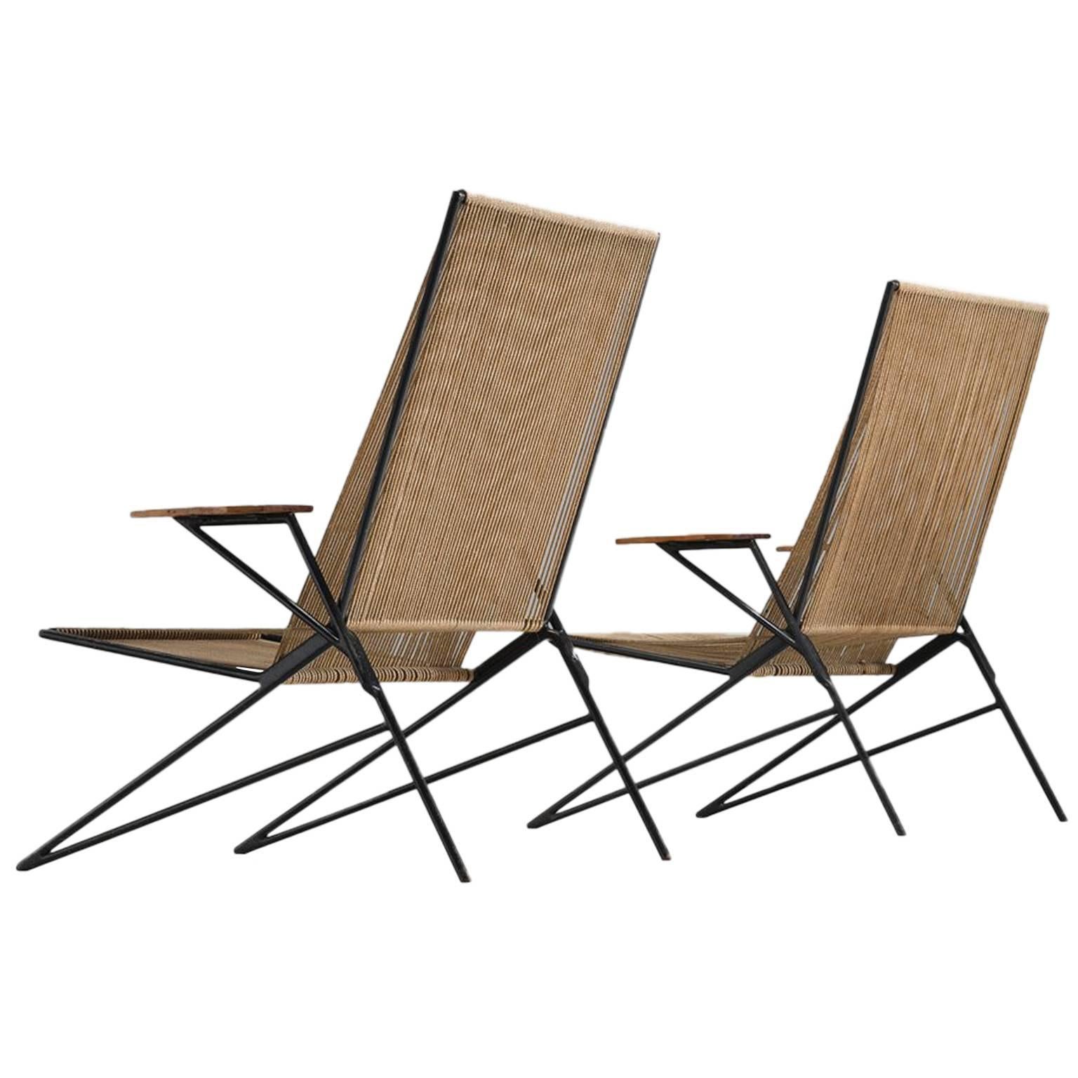 Highback Stringed Chairs with High Back and Armrests