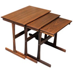 Danish Teak Nesting Tables