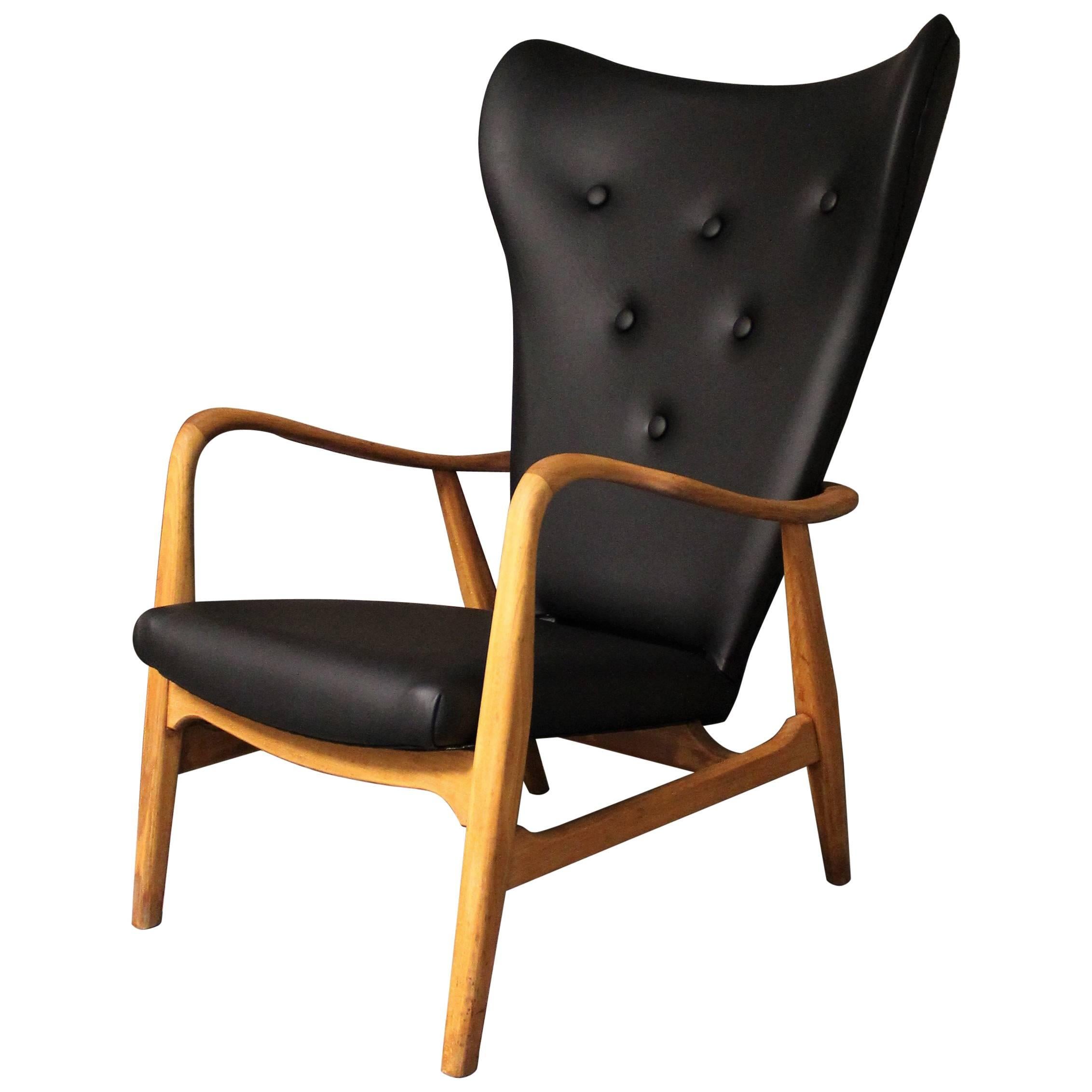 Madsen and Schubell Wingback Lounge Chair for Vik and Blinheim