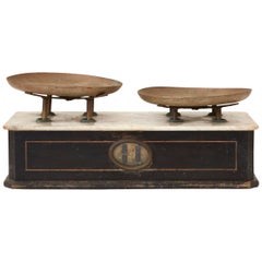 Antique French Brass Scale