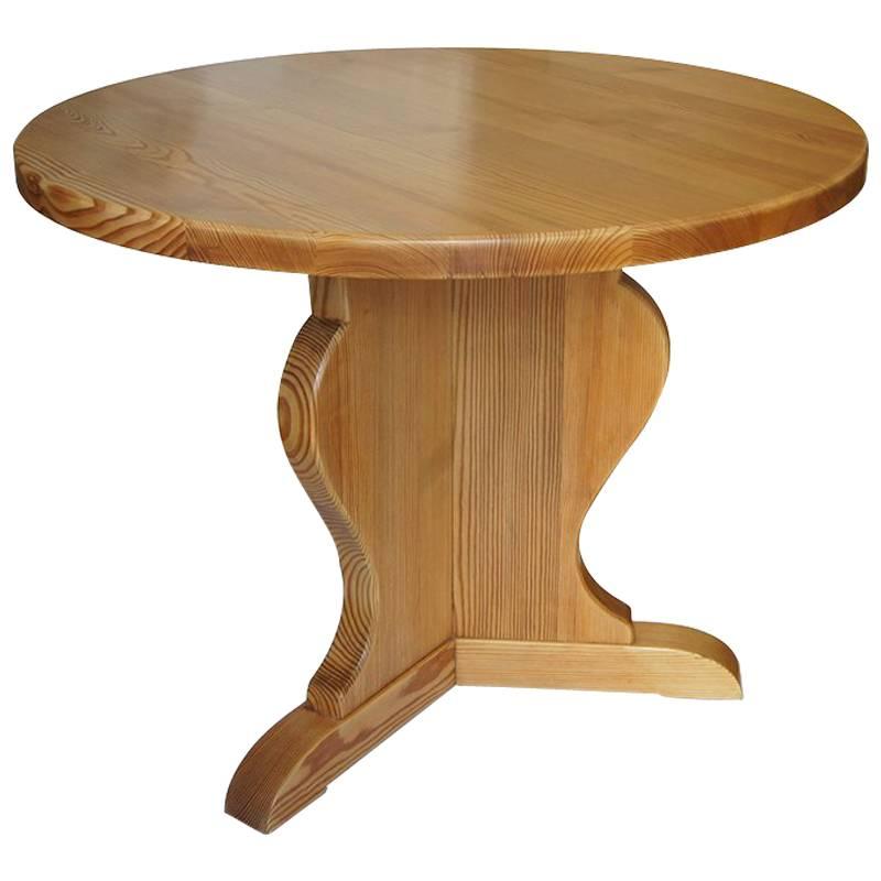“Lovö” Table in Pine by Axel Einar Hjorth for Nordiska Kompaniet For Sale