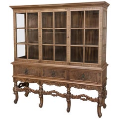 Dutch Renaissance Vitrine Bookcase