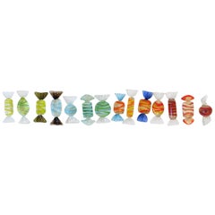 Italian Murano Art Glass Candy Pieces