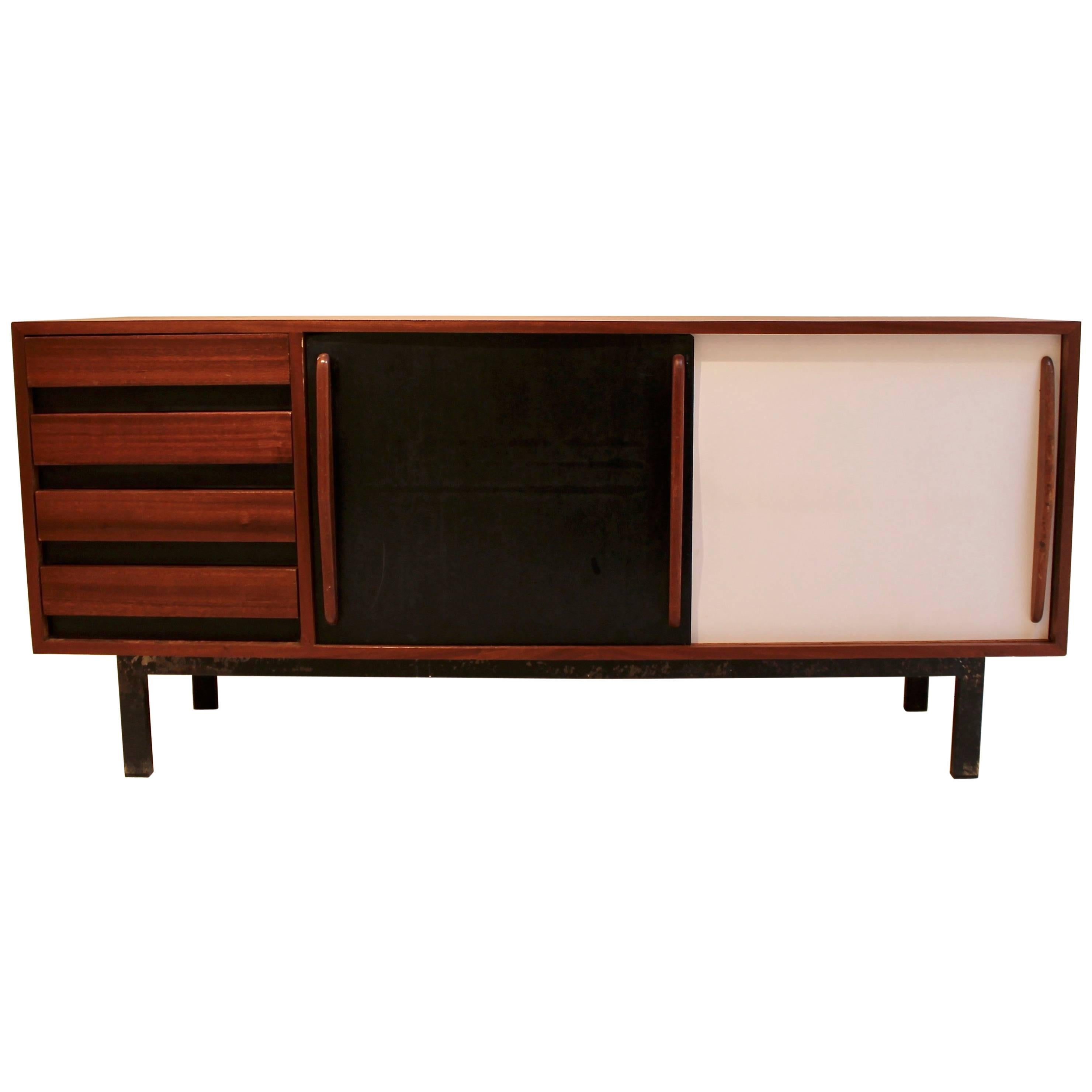 Charlotte Perriand Mahogany "Cansado" Sideboard for Steph Simon Editions, 1954