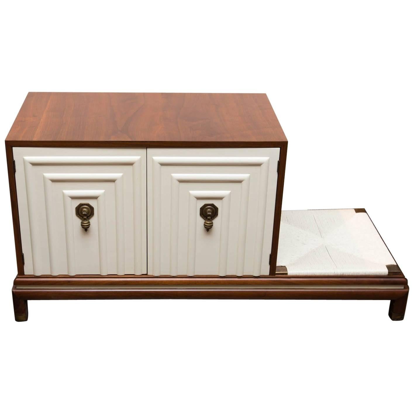 Renzo Rutili Midcentury Cabinet Bench for Johnson Furniture