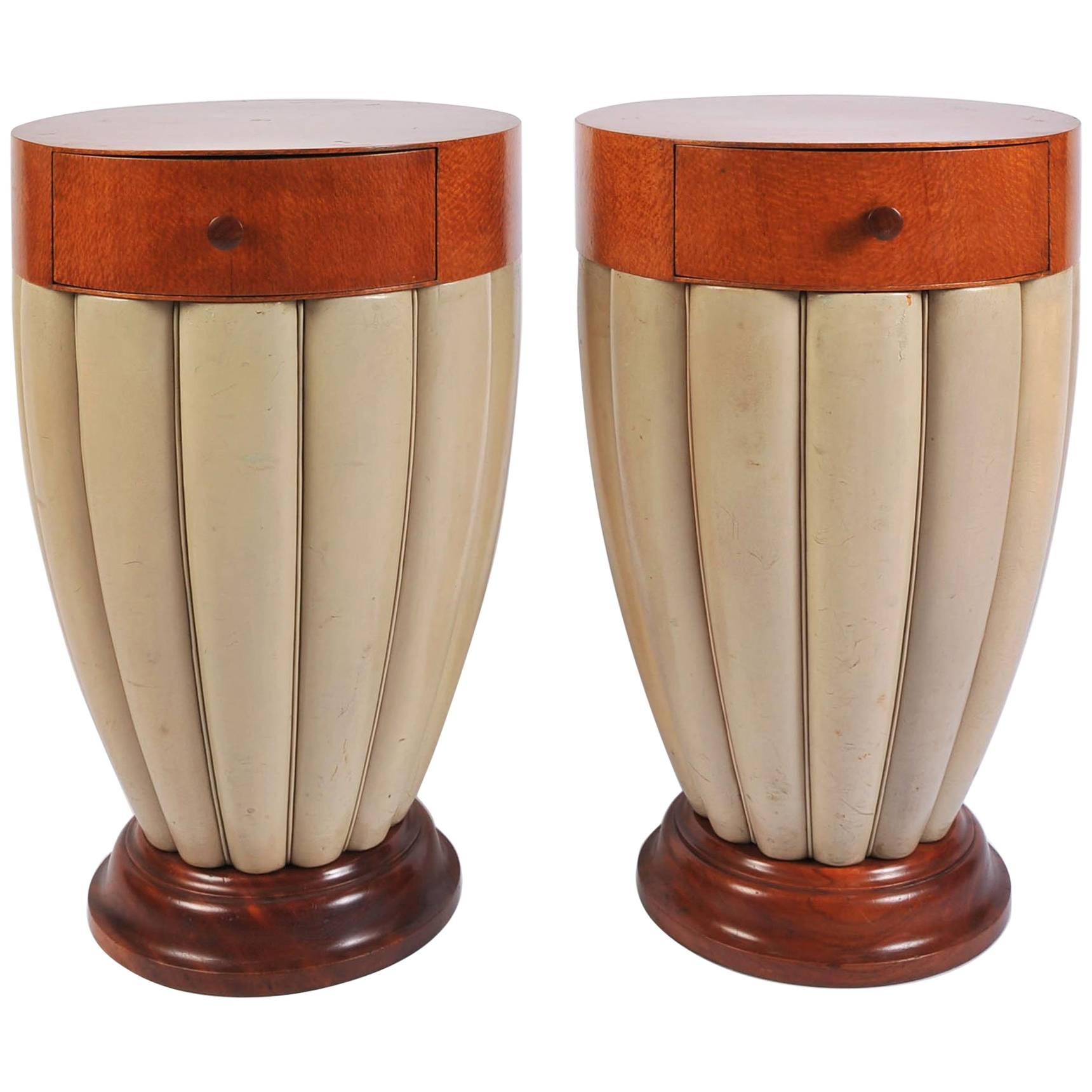 1920s French 
Drum
 Tables