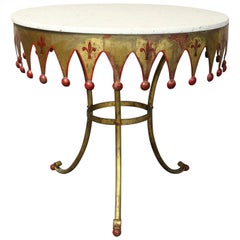 Italian Gilt Decorated Occasional Table Italian Gilt Decorated Occasional Table