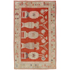 Ancien tapis Khotan du Turkestan oriental