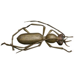Beetle Sculpture Bronze 1970 Duval-Brasseur Style
