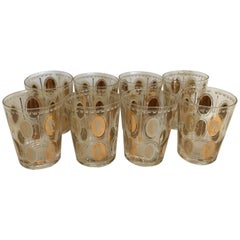 Regal Set of Eight, Fit for a Queen, European Queens on the Rocks Glass