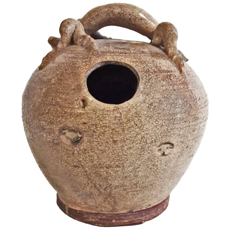 Vietnamese Vintage Lime Pot For Sale at 1stdibs