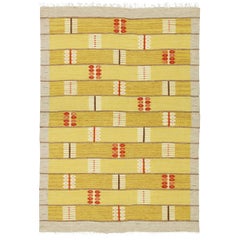 Swedish Flat-Weave Rug by Marianne Richter