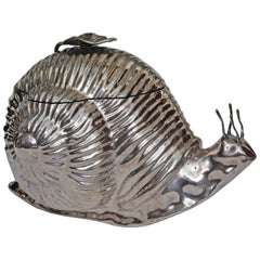 Vintage Whimsical Midcentury Snail Ice Bucket