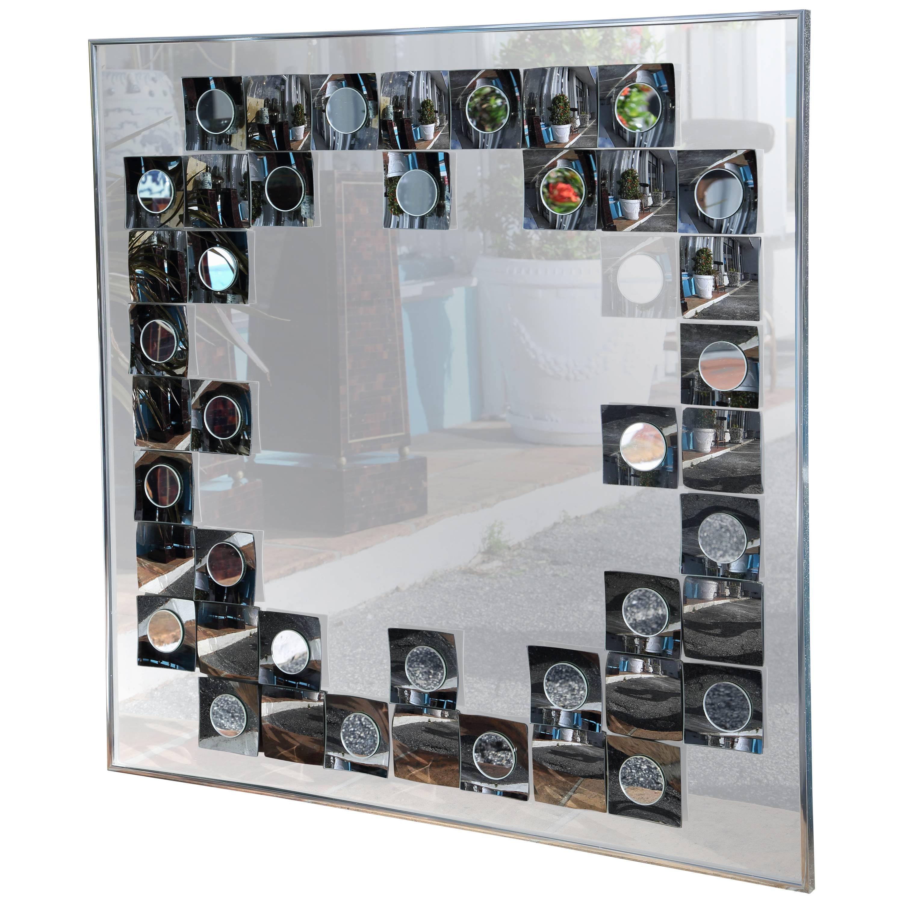 Signed Midcentury Hal Bienenfeld Mirror