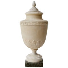 Early 19th Century Alabaster Urn Antique Early 19th Century Alabaster Urn