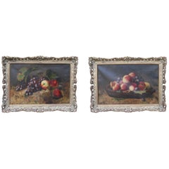 Pair of Still Life Oil Paintings by Lilian Baker