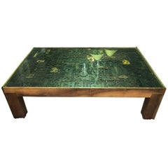 Vintage Unique Letterpress Coffee Table